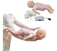 Maniquí de entrenamiento de primeros auxilios para RCP para bebés Maniquí de obstrucción de las vías respiratorias para bebés para práctica de RCP y procedimientos de rescate por asfixia, fácil de usa
