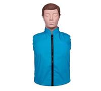 Maniquí de entrenamiento de RCP, modelo de goma de medio cuerpo para simulación de reanimación cardiopulmonar y enseñar