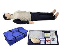 Maniquí de entrenamiento de RCP para adultos, simulador de soporte vital para primeros auxilios, enfermería y educación médica, práctica profesional y básica de RCP