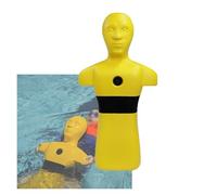 Maniquí De Entrenamiento De Rescate Acuático, Dispositivo De Rescate De Inyección Rápida De Agua, Modelo De Rescate En Piscina, Carga Completa De 50 Kg(Yellow)