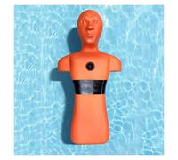 Maniquí De Entrenamiento De Rescate Acuático, Modelo De Entrenamiento For Salvar Vidas En Piscinas, Dispositivo De Rescate De Inyección Rápida De Agua(Orange)