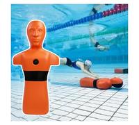 Maniquí De Entrenamiento De Rescate Acuático, Simulador De Entrenamiento De Salvamento En Piscina, Dispositivo De Rescate De Inyección Rápida De Agua(Orange)