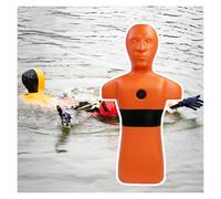 Maniquí De Entrenamiento De Rescate Acuático, Simulador De Rescate En Piscina De Alta Resistencia, For Práctica En El Agua, Carga Completa 50 Kg(Orange)