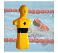 Maniquí De Entrenamiento For Salvar Vidas En El Agua, Maniquíes De Entrenamiento contra Incendios De PE con Un Práctico Orificio De Drenaje, For Competencias De Salvamento Acuático.(Color2)