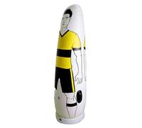 Maniquí de entrenamiento inflable de PVC para patadas de fútbol | Equipo portátil de práctica de patada libre | Agilidad de rodadura segura para ejercicios de fútbol, béisbol, fitness, para adultos