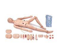 Maniquí de entrenamiento para habilidades de cuidado del paciente, genitales intercambiables de tamaño real y módulos de úlceras por presión para educación médica y enseñanza