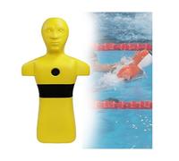 Maniquí de Entrenamiento portátil for Salvar Vidas, Modelo de enseñanza for la prevención de ahogamiento, Alta Visibilidad, for Uso en prácticas acuáticas y simulacros(Yellow)
