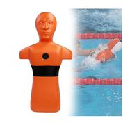 Maniquí de Entrenamiento portátil for Salvar Vidas, Modelo de enseñanza for la prevención de ahogamiento, Alta Visibilidad, for Uso en prácticas acuáticas y simulacros(Orange)