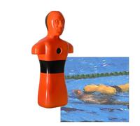 Maniquí De Entrenamiento Rescate Acuático,simulador Entrenamiento For Salvar Vidas En Piscinas,Dispositivo Rescate Inyección Rápida Agua,fácil Limpiar(Orange)