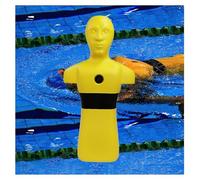Maniquí De Entrenamiento Salvavidas Acuático, Herramientas De Enseñanza For La Prevención De Ahogamientos, Dispositivo Salvavidas Pesado, For Instituciones De Capacitación(Yellow)