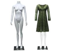 Maniquí de exhibición de Ropa con Cuerpo Desmontable, Colgador Invisible para fotografía de Mujer/Hombre, Base de Acero Inoxidable, Ideal para Tiendas minoristas y exposiciones fot