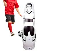 Maniquí de fútbol - Equipo de entrenamiento de fútbol | Entrenamiento del defensor del portero: muñeco de pelota inflable, pared de patada de pelota inflable de alta protección, con diseño de manija l