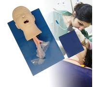 Maniquí de intubación for estudio, modelo de PVC, máquina de alarma, entrenamiento de demostración, enseñanza de vías respiratorias, modelo infantil for estudio, laboratorio de ciencias, educación