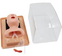 Maniquí de intubación neonatal avanzada, modelo de entrenamiento de intubación traqueal infantil de PVC - Primeros auxilios for intubación oral/oronasal, for la formación docente en