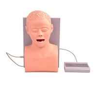 Maniquí de intubación traqueal, entrenador de gestión de las vías respiratorias nasales orales, modelo de enseñanza de intubación para adultos para laboratorio de entrenamiento médico, estudio de