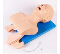 Maniquí de intubación traqueal nasal oral Simulador de entrenamiento de intubación traqueal electrónica for adultos Manejo de las vías respiratorias