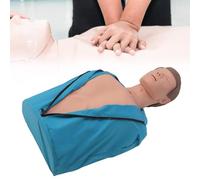 Maniquí de RCP para adultos, medio cuerpo, simulador de simulador de entrenamiento de primeros auxilios para modelo de enfermería, maniquí de RCP para profesionales médicos