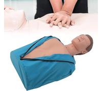 Maniquí de RCP para adultos, modelo humano, modelo humano, maniquí de entrenamiento de reanimación cardiopulmonar, maniquí de goma para práctica de medio cuerpo