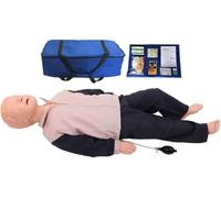 Maniquí de RCP para niños, modelo de entrenamiento profesional de cuerpo completo para práctica de primeros auxilios para bebés y niños