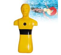 Maniquí de rescate rellenable de 50 kg para entrenamiento de rescate acuático, núcleo de peso de metal, remolque estable para ejercicios repetidos