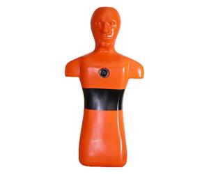 Maniquí de rescate rellenable de 50 kg para entrenamiento de rescate acuático, núcleo de peso de metal, remolque estable para ejercicios repetidos