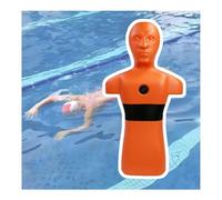 Maniquí de simulación ahogamiento, Herramienta Entrenamiento for Salvar Vidas, Estructura una Sola Pieza, no Requiere instalación, Utilizada for Simular simulacros for(Orange)