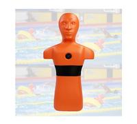 Maniquí de Taladro de ahogamiento portátil, Modelo de enseñanza de prevención de ahogamiento, con Tres entradas de Agua, for Uso en prácticas y simulacros de Agua(Orange)