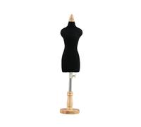 Maniquí de Vestido de Muñeca Mini Expositor de Ropa Estructura de Costura para Muñecas Material Resistente Adecuado para Talleres Creativos Vitrinas, Base Redonda de 33 cm.