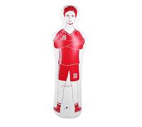 Maniquí Entrenamiento Fútbol Inflable, Agility Speed Ladder Portero Plástico Accesorio Vasos Goal Keeper Deportes Juegos Aire Escudo Saco Boxeo Práctica Defensiva para Tiros Libres Regate Pases Pared