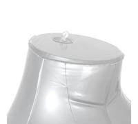 Maniquí femenino inflable de cuerpo completo para exhibición al por menor, modelo de torso de moda de PVC con brazos, 84 cm de altura, busto 87 cm, cintura 72 cm, caderas 82 cm, portátil y