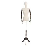 Maniquí femenino, modelo de exhibición de ropa, soporte de cuerpo con cabeza, maniquí femenino con base triangular para tiendas de ropa boutique, joyerías