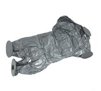 Maniquí hinchable de cuerpo completo para hombre para exhibición de moda y ajuste de ropa al por menor - Modelo torso de PVC, 84 cm de alto, plateado, portátil y compacto para STO