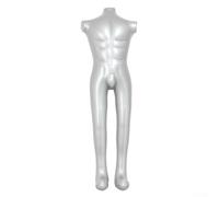 Maniquí hinchable macho cuerpo completo torso sin brazos modelo para venta al por menor ropa y expositores, 150 cm PVC plástico