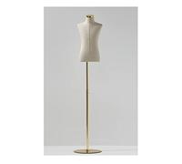 Maniquí infantil de torso, forma de vestido, medio cuerpo, maniquí de costura, 8a, 85-135 cm, altura ajustable, modelo de exhibición de maniquí con base de metal para exhibición de vestidos.