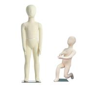 Maniqui Infantil Maniquí De Niño Ajustable Para Costura, Maniquies De Cuerpo Entero Hombre Mujer Con Base De Metal, Maniqui Busto Flexible De Niño O Niña Para Exposición De Ropa(5 Years old)