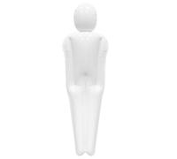 Maniquí Inflable de tamaño Completo, Accesorio de Halloween para decoración de jardín, muñeco Inflable, cadáver para disfrazar Adultos, Bricolaje para Decoraciones al Aire Libre