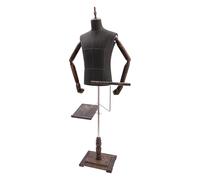 Maniquí masculino, soporte de traje para hombres con soporte para pantalones y soporte para zapatos, diseño integrado flexible ajustable para boutiques, tiendas para ropa de boda, sastrería