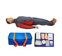 Maniquí profesional de entrenamiento de RCP para adultos de tamaño completo | Maniquí de reanimación de tamaño real para entrenamiento médico de RCP y educación de primeros auxilios