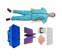 Maniquíes De Primeros Auxilios De Cuerpo Completo De 160 Cm, Kit De Reanimación Cardiopulmonar Con Bolsas De Piel Facial Y Pulmonar Reemplazables, Bolsa De Almacenamiento Para La Formación En Primero