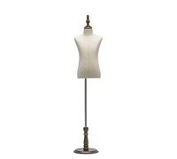 Maniquíes Maniquíes Infantil Maniquí Torso Infantil con Base De Madera, Ajustable Maniquies Niños Pequeños para La Exhibición De Escaparates De Ropa, 2 - 3 Años ( Color : A , Size : 100# )
