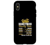 Manitas Tarifa por Hora Reparador de Mantenimiento Trabajador Carcasa para iPhone X/XS