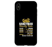 Manitas Tarifa por Hora Reparador de Mantenimiento Trabajador Carcasa para iPhone XS MAX