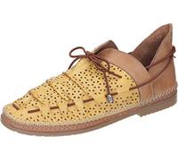 Manitu Cordones para Mujer, Mocasín, Amarillo, 40 EU