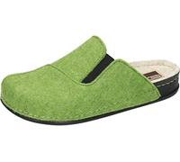 Manitu Zapatillas de casa, Pantuflas Mujer, Verde, 41 EU