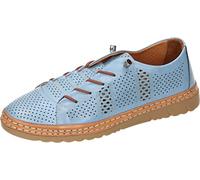 Manitu - Zapatos Bajos para Mujer, Azul, 39 EU