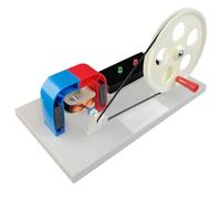 Manivela A-C y D-C, generador manual de física, generador de manivela, generación de electricidad, instrumento de enseñanza, manivela de juguete
