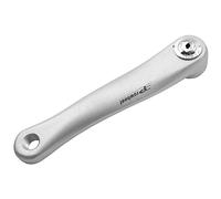 Manivela aluminio Izquierda Plata Bicicleta (170 mm)