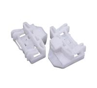 Manivela Aluminio Ligero Clips de reparación para elevalunas eléctrico de puerta, repuestos, clip guía duradero para elevalunas, apto para Volkswagen Passat B5 Manivela Antióxido (Left Right)