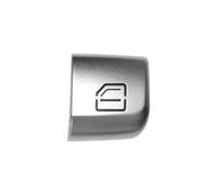 Manivela Aluminio Ligero Tapas de botones de ventanas y puertas de automóvil, panel eléctrico maestro, interruptor de ventana, interruptor de control de elevación de vidrio Empuñadura Antidesliz (4)