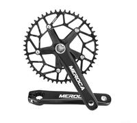 Manivela de 170 mm con plato de dientes estrechos y ancho 130BCD 50 58T y pedalier para aplicaciones de bicicleta plegable con diámetro de eje de 24 mm (54T)